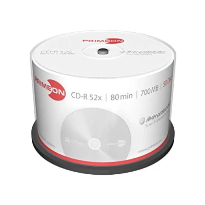 Abbildung von Primeon CD R 2761102 52x 700MB 80 Minuten Spindel 50 Stück
