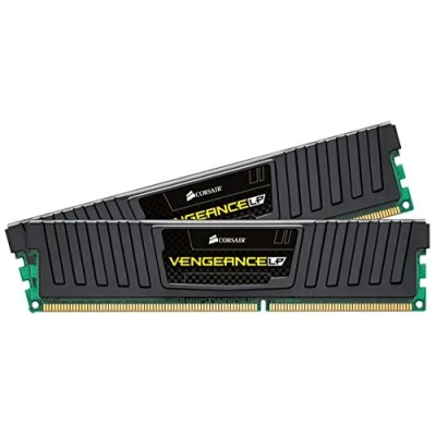 Abbildung von Corsair CML16GX3M2A1600C10 Vengeance Low Profile 16GB (2x8GB) DDR3 1600 Mhz CL10 XMP Performance Desktop Memory Schwarz