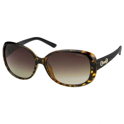 Abbildung von Polaroid Damen P8430 La 581 58 Sonnenbrille, Schwarz (Black/Brown), EU