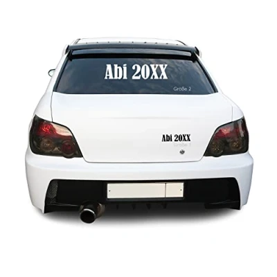 Abbildung von Sunnywall Abi 2019 2020 2021 2022 Autotattoo Heckscheibe Aufkleber Größe: Größe 2