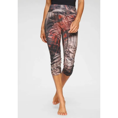 Abbildung von Lascana Active 3/4 Sporthose, Damen, Größe: 40/42, Braun