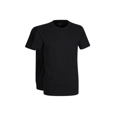 Abbildung von bugatti 2 PACK Tshirt basic, Herren, Größe: XXL, Schwarz