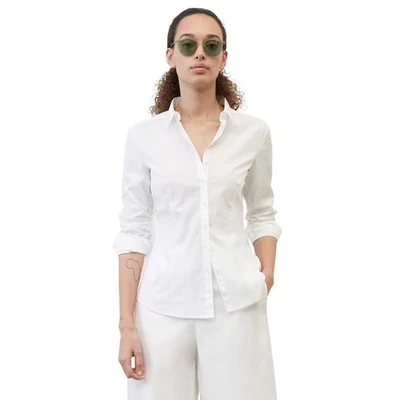 Abbildung von Marc O&#039;Polo Classic Style SLIM Hemdbluse, Damen, Größe: 32, White