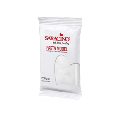 Abbildung von Saracino Fondant Model Weiß Zum Modellieren 250 g Glutenfrei Made In Italy
