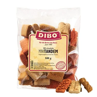 Abbildung von DIBO Mini Tandem Kuchen, 500g Beutel, Backwaren als gesunde, natürliche Ernährung für Hunde von DIBO, Hundefutter, Barf, B.A.R.F., Leckerli, Hundekekse