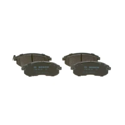 Abbildung von BOSCH 0 986 494 337 Bremsbelagsatz Low Metallic mit akustischer Verschleißwarnung Anti Quietsch Blech, Montageanleitung