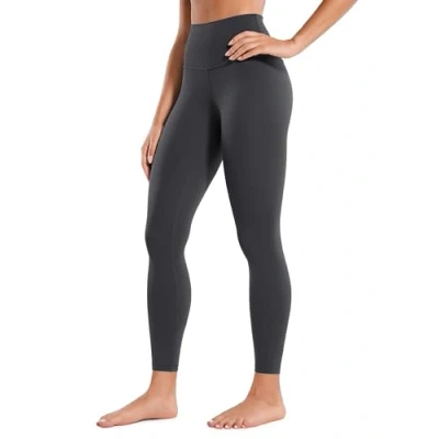 Abbildung von CRZ Yoga Butterluxe Damen High Waist Sport Leggings Blickdicht Leggins Sporthose Workout Gym Yogahose 64cm Mysteriöses Grau 44
