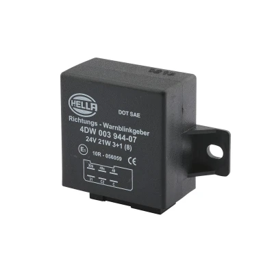 Abbildung von HELLA 4DW 003 944 071 Blinkerrelais 24 21 mit Halter für Anhänger