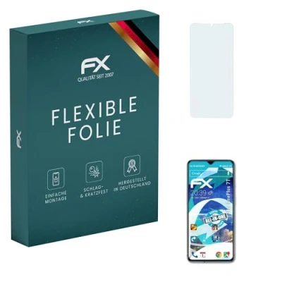 Abbildung von atFoliX Schutzfolie kompatibel mit OnePlus 7T Folie, ultraklare und flexible FX Displayschutzfolie (3X)