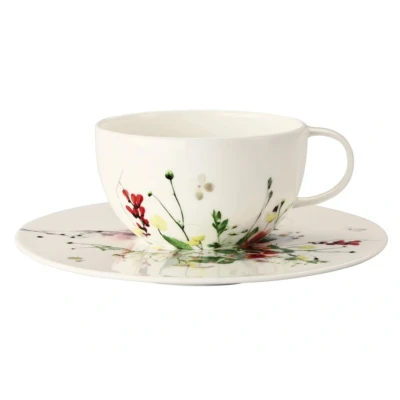 Abbildung von Rosenthal Brillance Fleurs Sauvages Tee /Cappucinotasse 2tlg