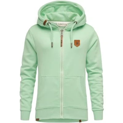Abbildung von REPUBLIX Damen Sweatjacke Hoodie Sweatshirt Pullover Zipper Jacke RD 023 Mint XS
