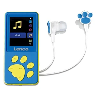 Abbildung von Lenco Xemio 560BU MP3 Player (Kinder Musikplayer mit 8GB Speicher inkl. Kopfhörer, in Blau &amp; Rosa)