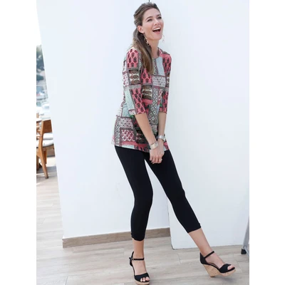 Abbildung von Classic Basics Print Shirt &quot;Longshirt&quot;
