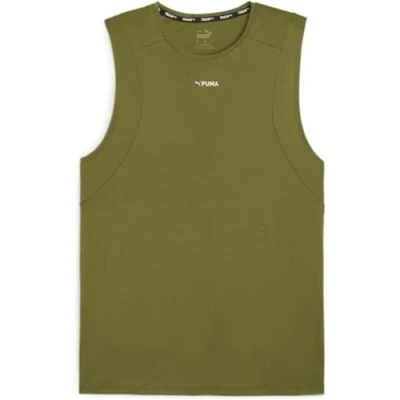 Abbildung von Puma Triblend Sleeveless TANK Top, Herren, Größe: XL, Olive green