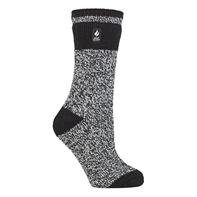 Abbildung von HEAT HOLDERS Damen Extra Warm Innen Flauschig Thermosocken für Geschenk Socken Winter (37 42, Black (Sydney))