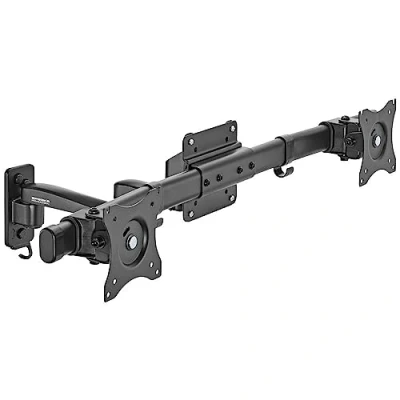 Abbildung von SpeaKa Professional Doppel Monitorhalterung 13 bis 27 Zoll Monitor Halterung