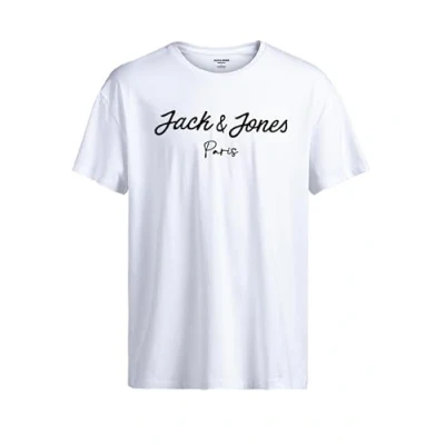 Abbildung von JACK &amp; JONES Herren Jormarbella Tee Ss Crew Neck 1 FST T Shirt, Bright White, XS