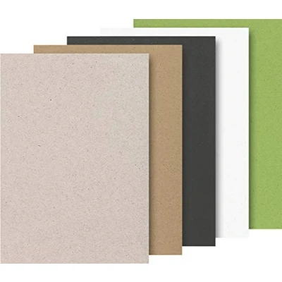 Abbildung von 10 x Heyda Naturkarton Block A4 20 Blatt sortiert