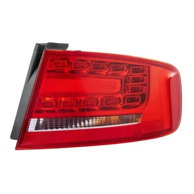 Abbildung von HELLA 2VA 010 085 101 Rückleuchte rechts äusserer Teil LED, P21W 12 Rot mit Lampenträger, ohne Glühlampe AUDI: A4 B8 Limousine