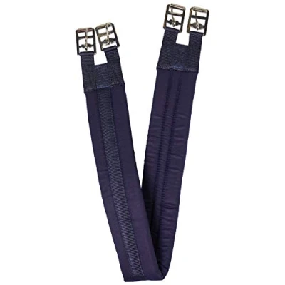 Abbildung von Rhinegold 0 Cotton Padded Girth 44 Navy Gurt, 111,8 cm (44 Zoll)