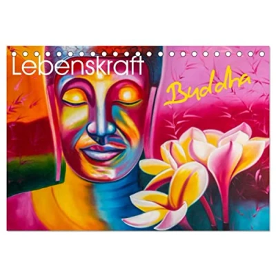 Abbildung von Lebenskraft Buddha (Tischkalender 2025 DIN A5 quer), CALVENDO Monatskalender
