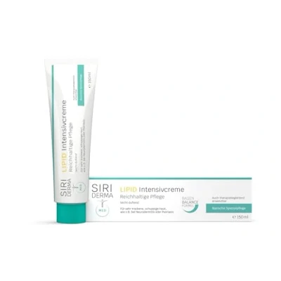 Abbildung von SIRIDERMA LIPID Intensivcreme Creme für sehr trockene und schuppige Haut bei Neurodermitis Psoriasis (leicht duftend, 150 ml)