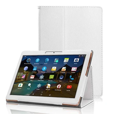 Abbildung von AKNICI 10.1 Zoll Hülle für Dragon Touch K10/TYD 107 TYD 108/HOPLAZA/Lectrus/YOTOPT/ACEPAD A121 A12X A140 A101/Padgene/Victbing/TOSCiDO/ZONKO/FiGE/Yuntab/Winsing/YOUXD/LuTeyi/LNMBBS/KuBi/RAYROW, Weiß