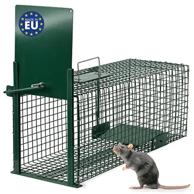 Abbildung von Moorland Kleintierkäfig Safe 5001, Drathfalle Lebendfalle 60x23x23cm