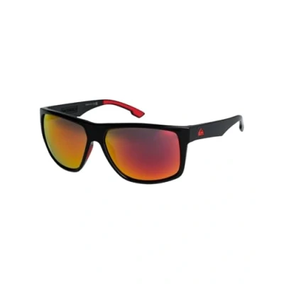 Abbildung von Quiksilver Transmission Sonnenbrille, Herren, Größe: One Size, Metalic black ml green