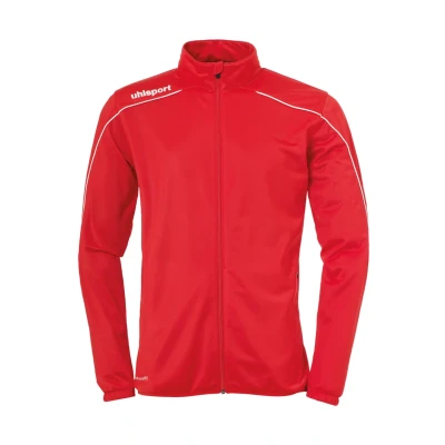 Abbildung von uhlsport Stream Trainingsjacke für Kinder, Größe: 104, Rot/weiß