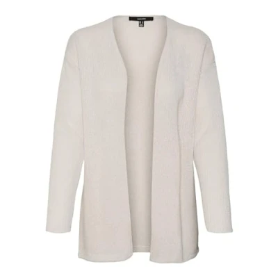 Abbildung von Vero Moda Vmeddie LS OPEN GA NOOS Strickjacke, Damen, Größe: XS, Oatmeal