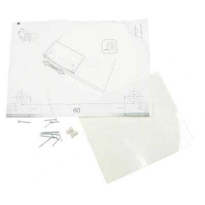 Abbildung von Whirlpool Indesit 488000543155 Bestätigungsprofil C00543155 kit f. installation 45/60cm