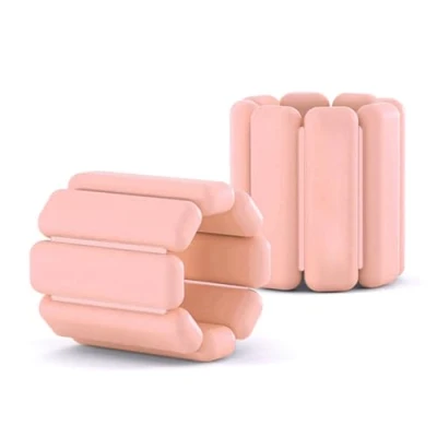 Abbildung von NEXROLA 2pcs Einstellbare Handgelenk und Knöchel Gewichtsmanschette Set Fitness für Damen Herren 0,9 Kg / 1,8 Kg, Yoga, Pilates Laufen, Schwimmen Krafttraining (Rosa)