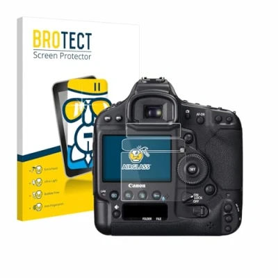 Abbildung von BROTECT Schutzglas für Canon EOS 1D X Schutzfolie Panzer Folie Glas [Extrem Kratzfest 9H, Anti Fingerprint, Ultra Transparent]