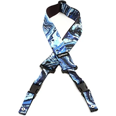 Abbildung von DIMarzio DD2240 Cliplock Guitar Strap Blue Universe