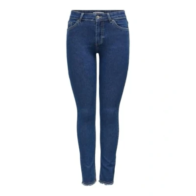 Abbildung von ONLY Damen Onlhush Mid Skin ANK Rw DNM Akm187 Noos Jeanshose, Dark Blue Denim, L / 32L EU