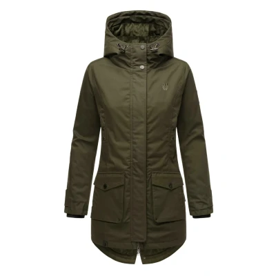 Abbildung von Navahoo Brinjaa Wintermantel, Damen, Größe: XS, Dark olive