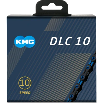Abbildung von KMC Unisex Erwachsene DLC DLC10 10 Fach Kette 1/2&quot; x11/128, 116 Glieder, blau