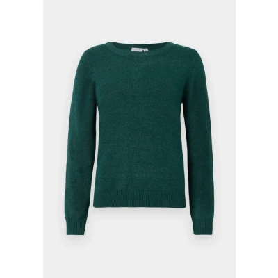 Abbildung von VILA Viril Oneck NOOS Strickpullover, Damen, Größe: Small, Ponderosa pine