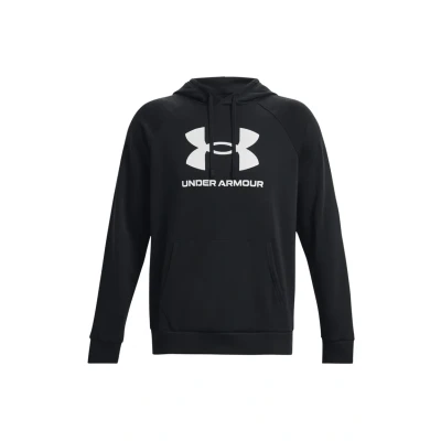 Abbildung von Under Armour Rival LOGO Kapuzenpullover, Herren, Größe: XL, Schwarz