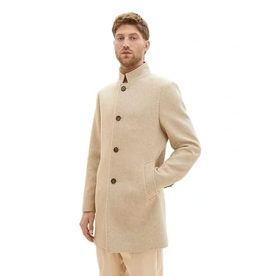 Abbildung von TOM Tailor Kurzmantel, Herren, Größe: XXL, Big beige herringbone optic