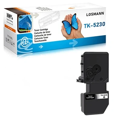 Abbildung von LOSMANN TK 5230 Schwarz Tonerkartusche Kompatibel für Kyocera TK5230K TK5220K Ecosys P5021cdw P5021cdn, M5521cdw M5521cdn Printers (1 Schwarz)