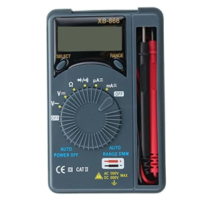 Abbildung von C FUNN Xb866 Mini Auto Range LCD Voltmeter Tester Tool Ac/Dc Pocket Digital Multimeter