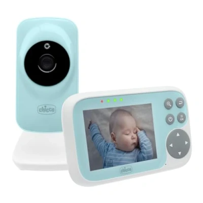 Abbildung von Chicco Video Babyphone Start, mit 3,2&quot; Farbbildschirm, 200 m Reichweite, Infrarot Nachtsicht, Smart Eco Modus Funktion, wiederaufladbare Batterie