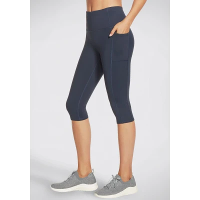 Abbildung von Skechers Sport Goflex HW Capri Tights, Damen, Größe: XS, Dunkelblau