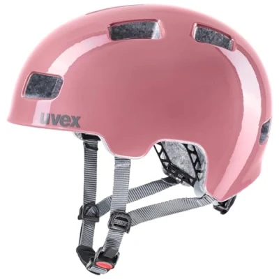 Abbildung von uvex hlmt 4 Leichter Fahrradhelm für Kinder individuelle Größenanpassung waschbare Innenausstattung rosé Grey 51 55 cm