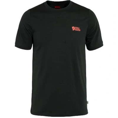 Abbildung von Fjällräven Abisko LOGO Tshirt basic, Herren, Größe: Medium, Black