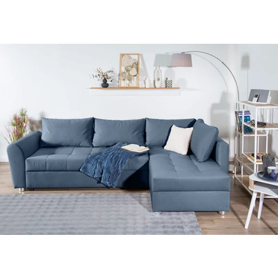 Abbildung von COLLECTION AB Ecksofa, Ecksofa,Bettfunktion,Bettkasten,Bonnelfederkern, Rückenkissen