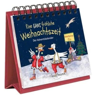 Abbildung von Eine GANS fröhliche Weihnachtszeit: Der Adventskalender (Comic mit 24 lustigen Postkarten)