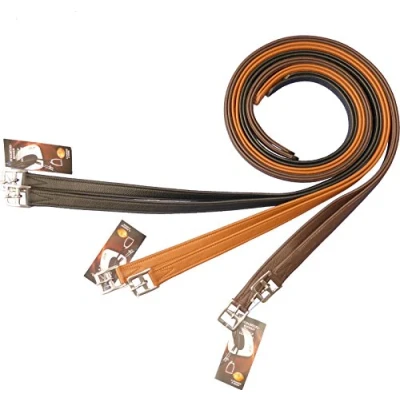 Abbildung von Passier Steigbügelriemen VelvetTouch 25mm Nylon Havana 150cm